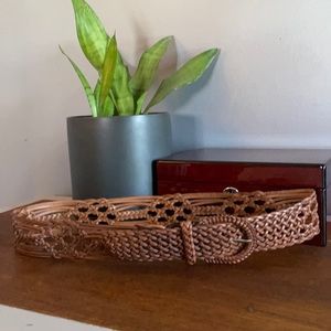 Brown Braided Belt